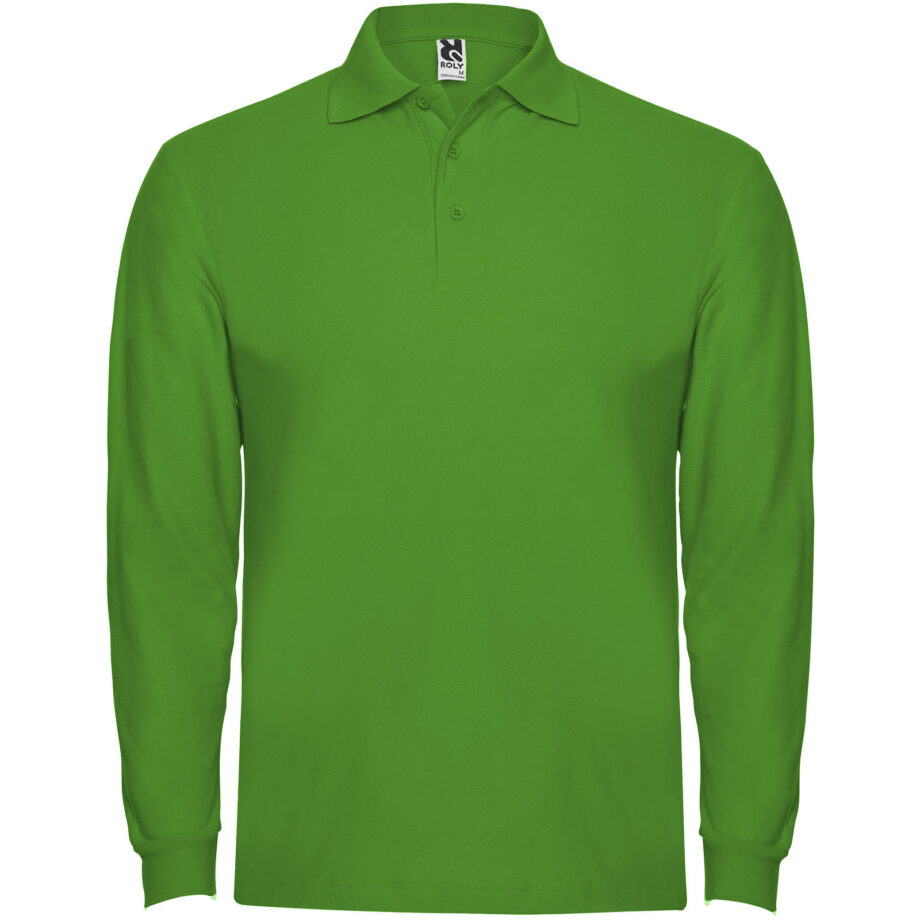 Estrella 220 g/m² pikkade varrukatega meeste polo
