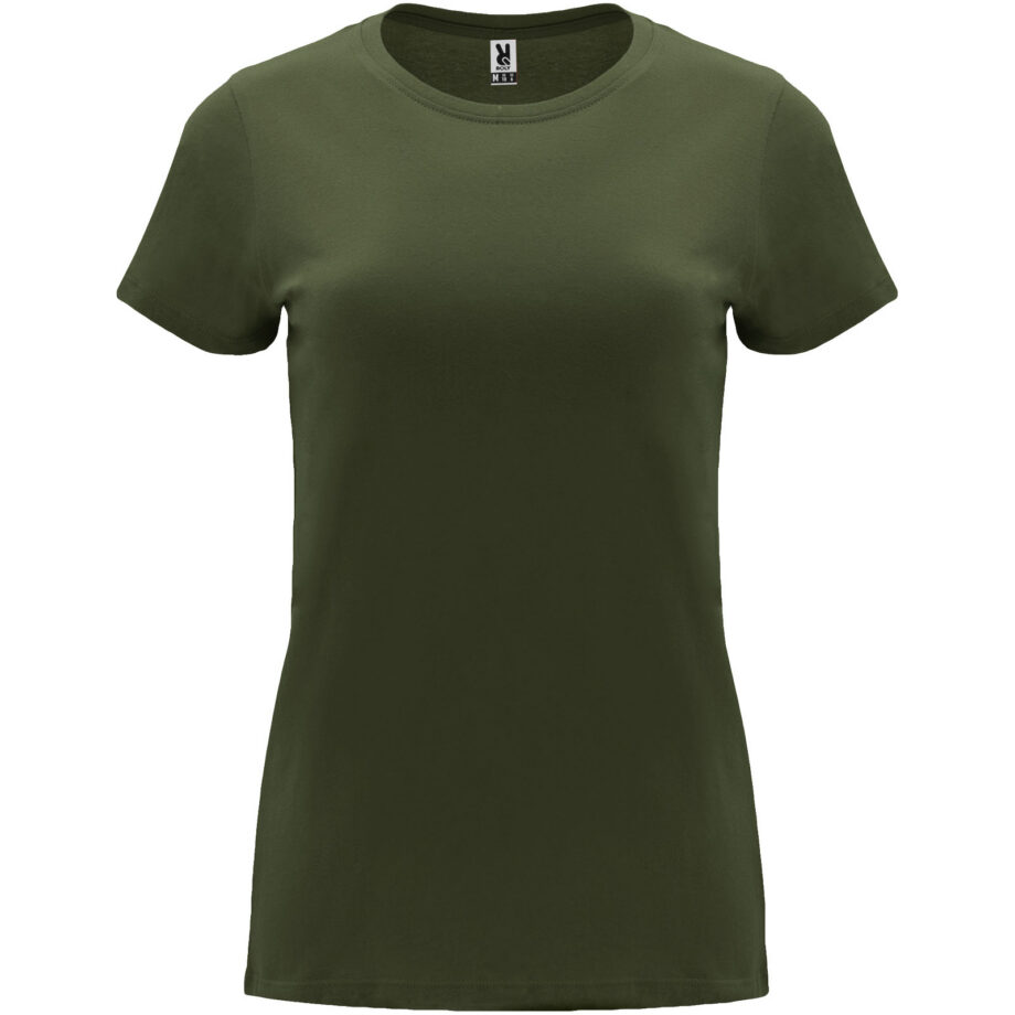 Capri naiste lühikeste varrukatega T-särk, 170 g/m²
