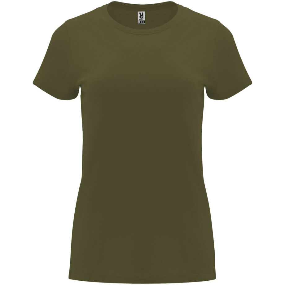 Capri naiste lühikeste varrukatega T-särk, 170 g/m²
