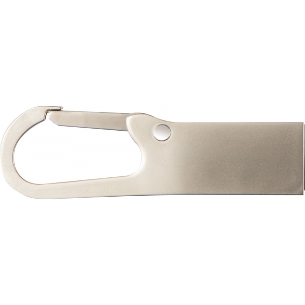 Metallist 8 GB USB-mälupulk karabiinkinnitusega , mälupulk , usb mälupulk