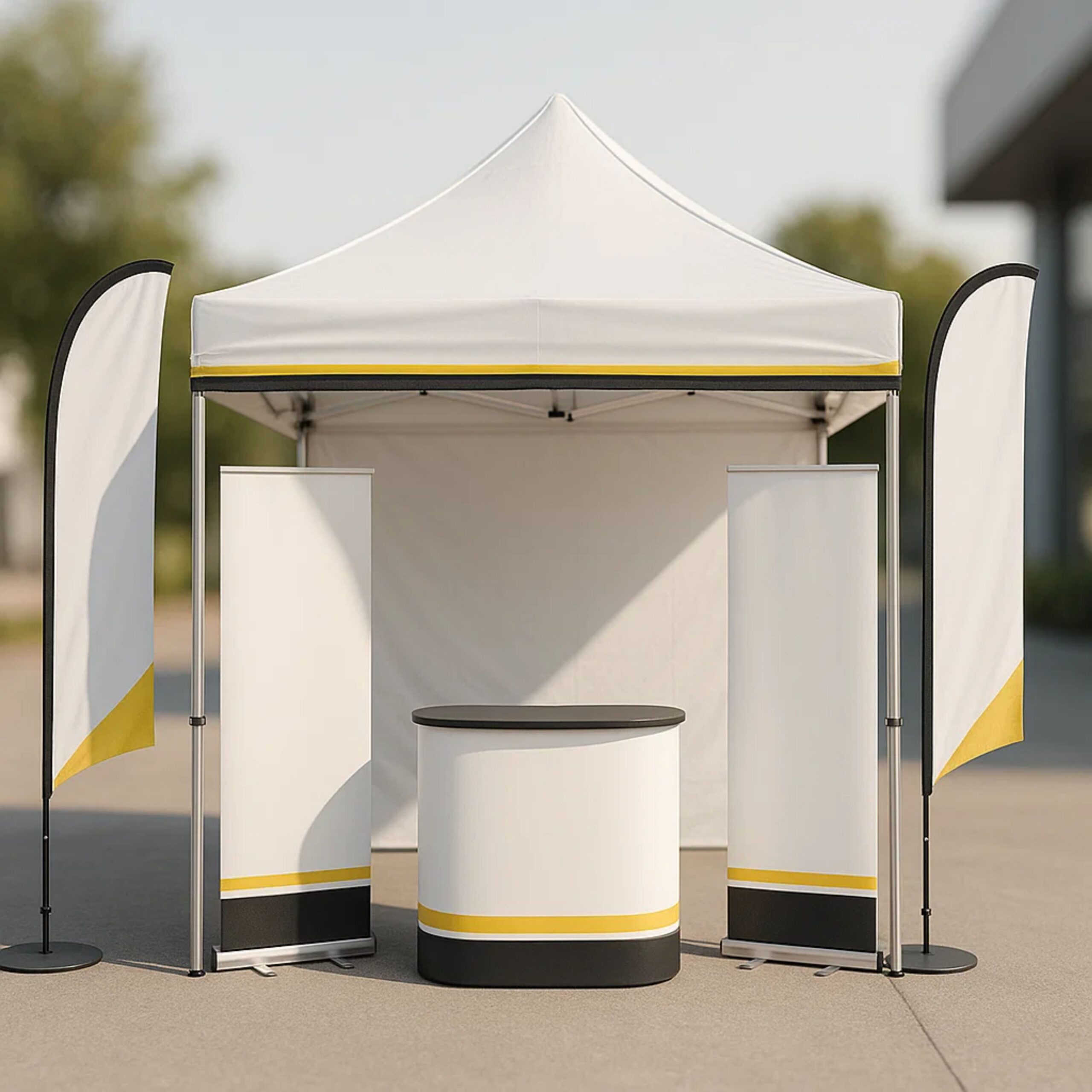 reklaamlipud, rannalipud, beach flagid, bännerid, roll-up stendid, X-bannerid, L-bannerid, pop-up stendid, taustaseinad, reklaamseinad, messiseinad, esitlustelgid, reklaamtelgid, varikatused, telgikattematerjalid, messilauad, reklaamlauad, promolauad, volditavad lauad, esitlusletid, demoletid, tootenäidiste lauad, infolauad, esitlusalused, brošüüristendid, flaamidestendid, reklaamstendid, põrandastendid, letistendid, seinstendid, tootealused, reklaamalused, vitriinid, valguskastid, LED-reklaamstendid, valgustusega taustaseinad, transportkohvrid stendidele, stendiraamid, reklaamtahvlid, postridispleid, välireklaamstendid, telgi põrandad, küljeseinad, reklaamkattega toolid, lipualused, mastid, reklaamlinad, laudlinad, bränditud toolikatted, presentatsioonitarvikud, näidistehoidjad, logoga pinnad, taustastruktuurid, reklaamriiulid, eksponeerimisraamid, eksponeerimisalused, reklaamboksid, messikomplektid, näidistekotid, transpordikotid, kinnitusklambrid, rippsüsteemid, reklaamplakatite hoidjad, reklaamboksi taustad, trükiga telgikatted.