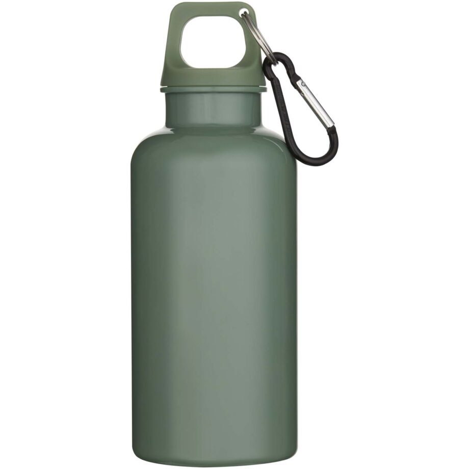 Oregon 400 ml ühevärviline RCS-taaskasutatud plastpudel karabiiniga