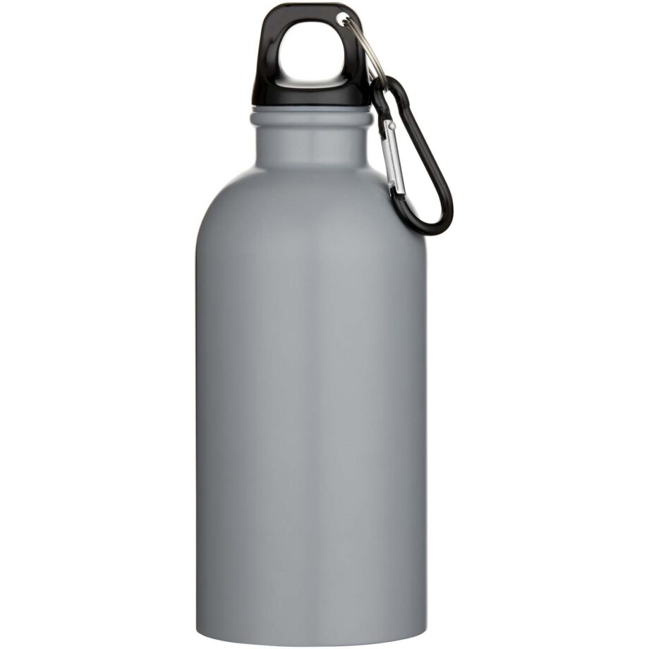 Oregon 400 ml mattpinnaga RCS-sertifikaadiga taaskasutatud terasest joogipudel karabiiniga