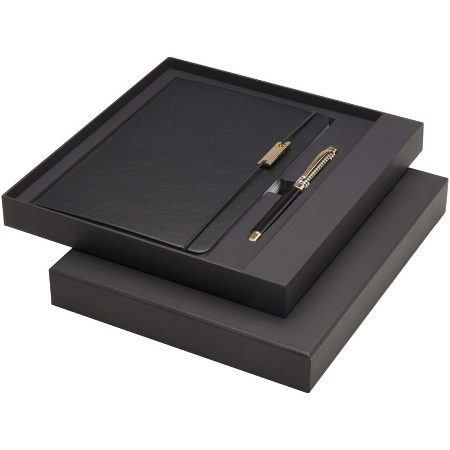 Legato A5 notebook and rollerball pen set (blue ink)