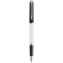 Hemisphere colour blocking fountain pen with palladium trim (blue ink)