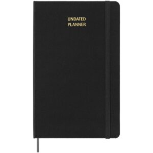 Moleskine’i kuupäevadeta nädalaplaneerija, L-formaat, kõva kaanega
