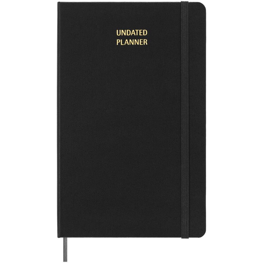 Moleskine’i kuupäevadeta nädalaplaneerija, L-formaat, kõva kaanega