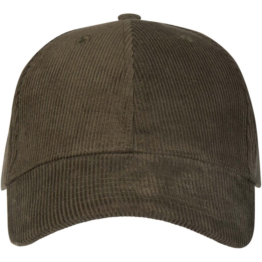 Hutton 6 panel 280 g/m² recycled corduroy cap