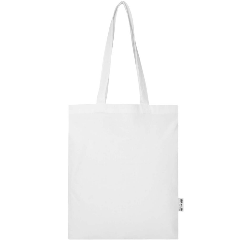 Madras Blend 140 g/m² GRS-taaskasutatud puuvillast kandekott, 7 l