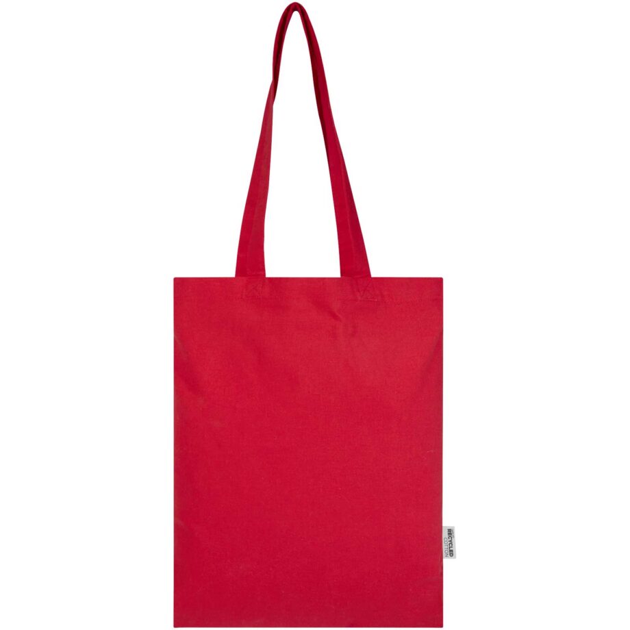 Madras Blend 140 g/m² GRS-taaskasutatud puuvillast kandekott, 7 l