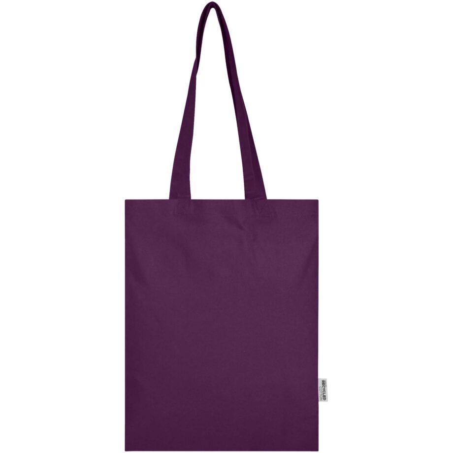 Madras Blend 140 g/m² GRS-taaskasutatud puuvillast kandekott, 7 l