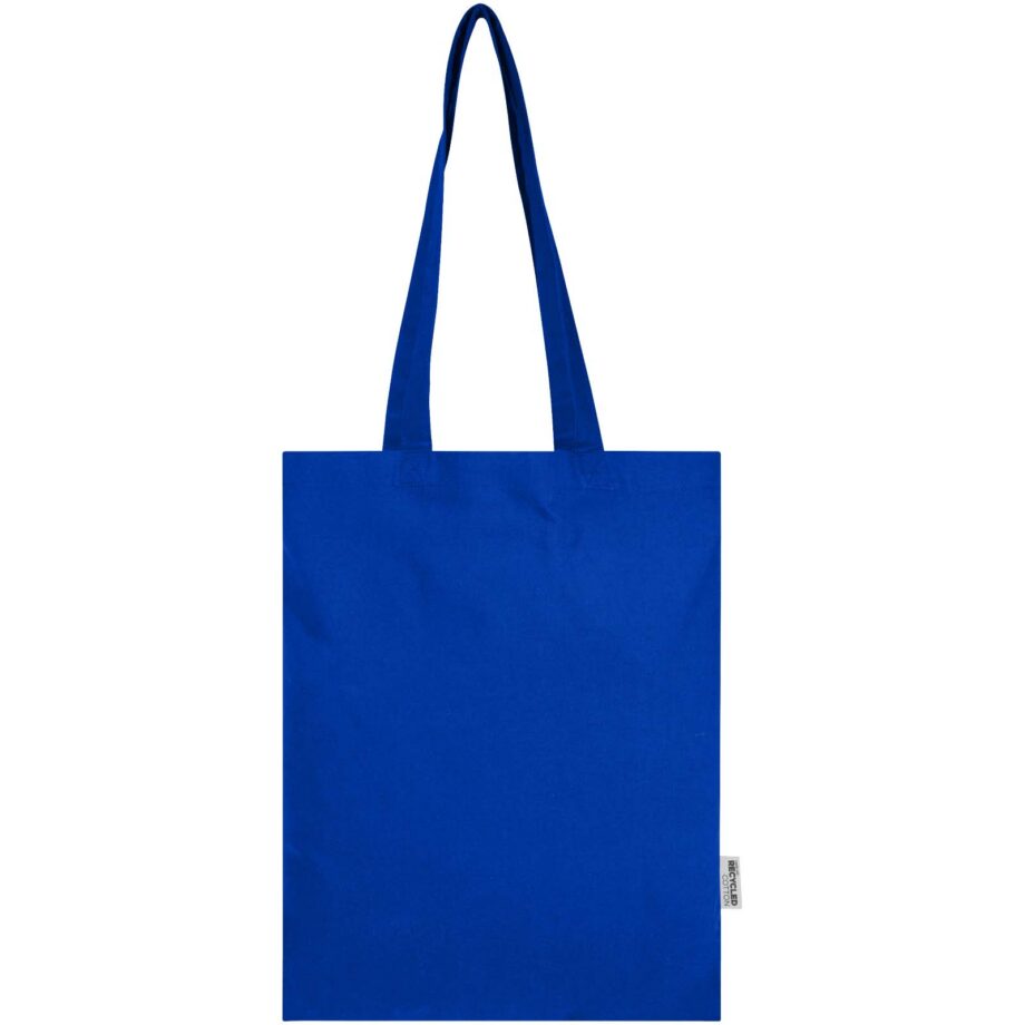 Madras Blend 140 g/m² GRS-taaskasutatud puuvillast kandekott, 7 l