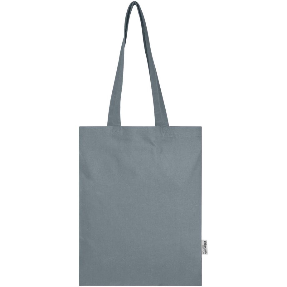 Madras Blend 140 g/m² GRS-taaskasutatud puuvillast kandekott, 7 l