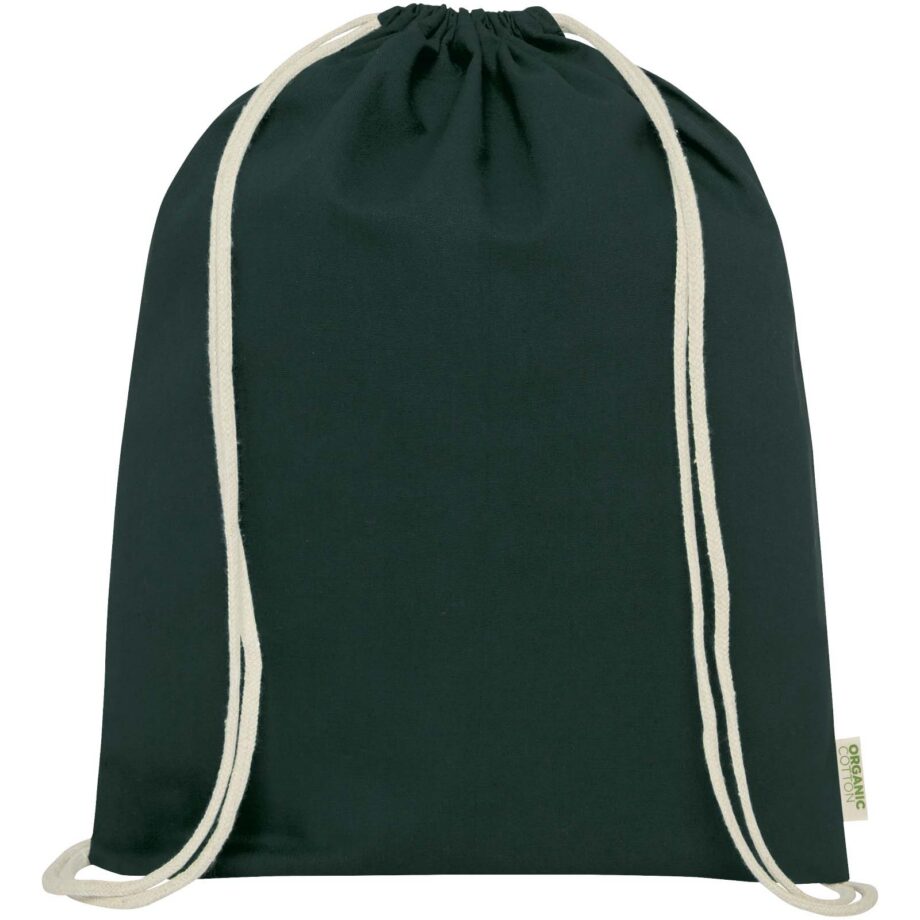 Odisha 140 g/m² OCS-sertifitseeritud orgaanilisest puuvillast nöörkott, 5 l