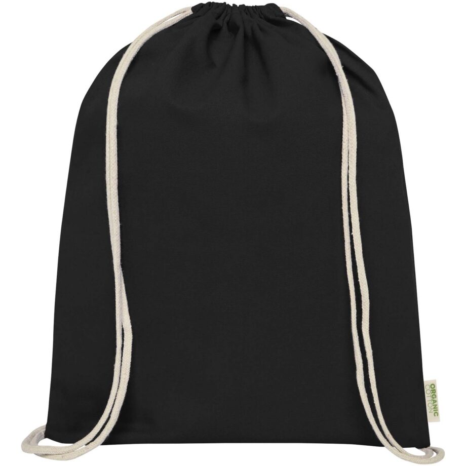 Odisha 140 g/m² OCS-sertifitseeritud orgaanilisest puuvillast nöörkott, 5 l