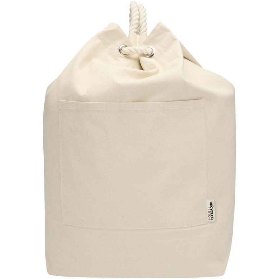 Florida 270 g/m² GRS-taaskasutatud puuvillane meremehekott, 15 l
