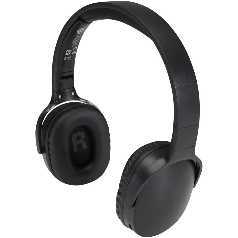 Ancha recycled plastic over-ear wireless Bluetooth headset