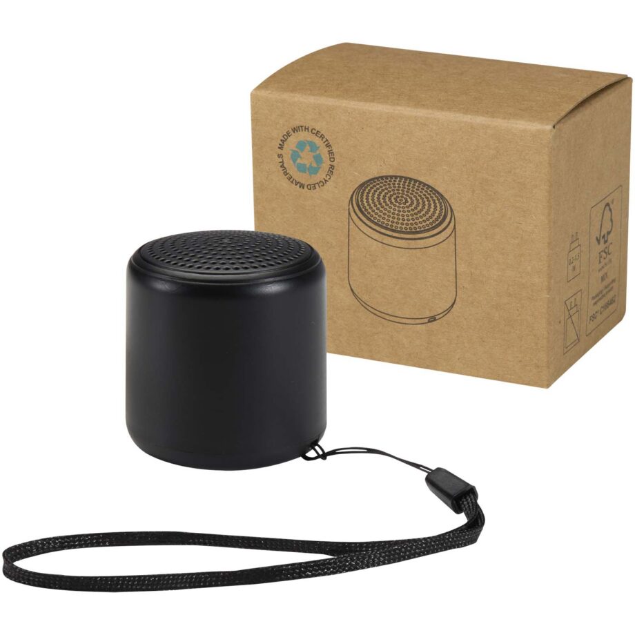 Velkis 3W recycled plastic wireless Bluetooth speaker