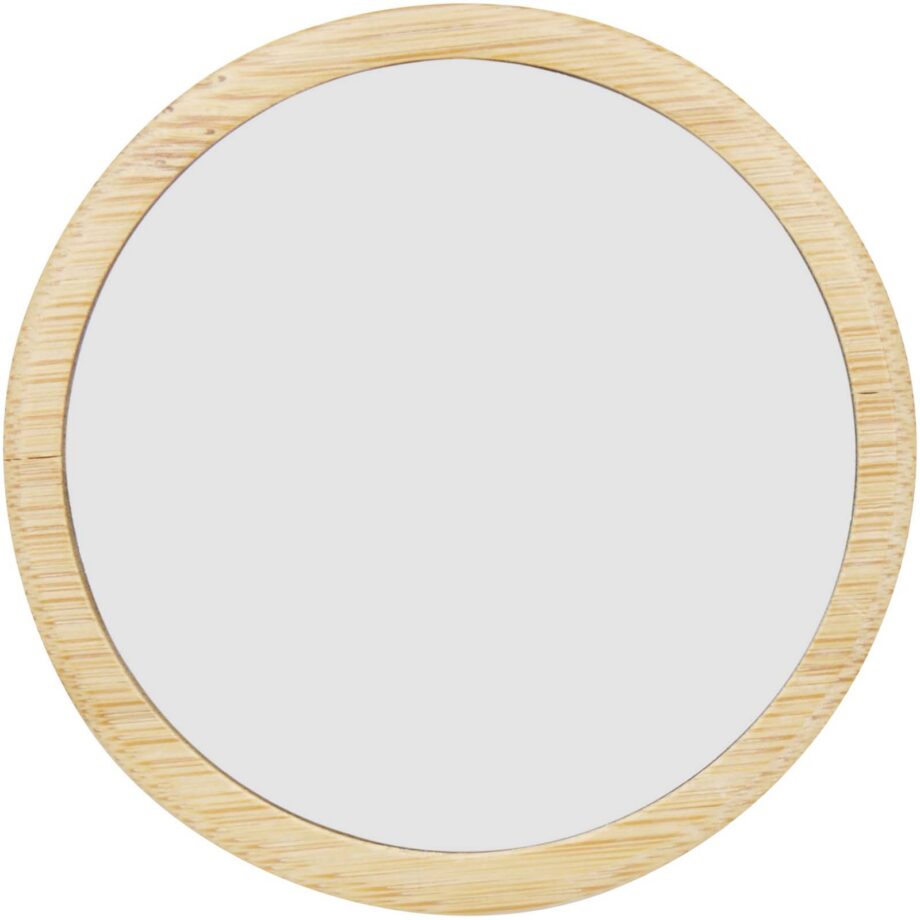 Lustre bambusest ümmargune peegel