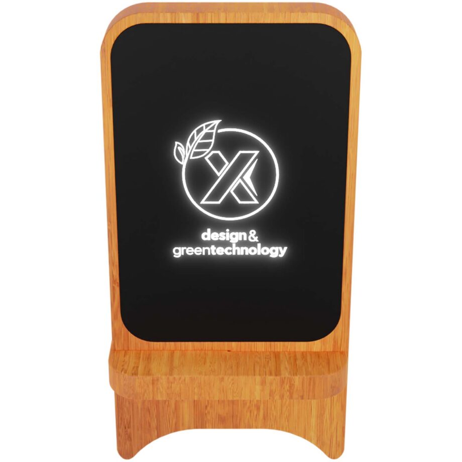 SCX.design W16 15 W valgustusega juhtmevaba puidust alus