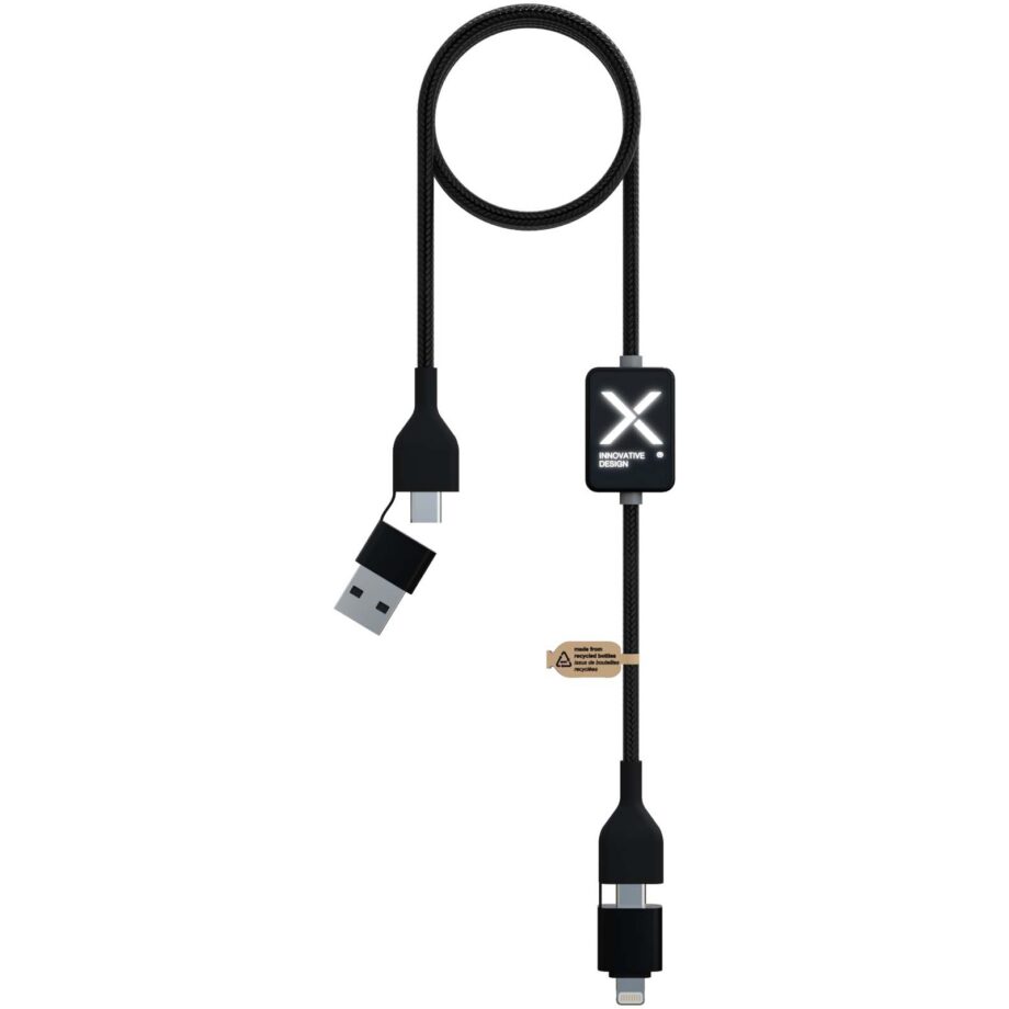SCX.design C32 60W switch charging cable with light-up logo
