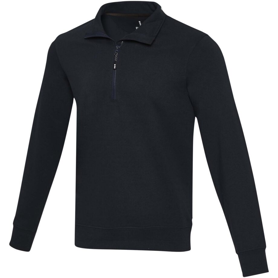Tin 280 g/m² unisex Aware™ recycled quarter zip sweater