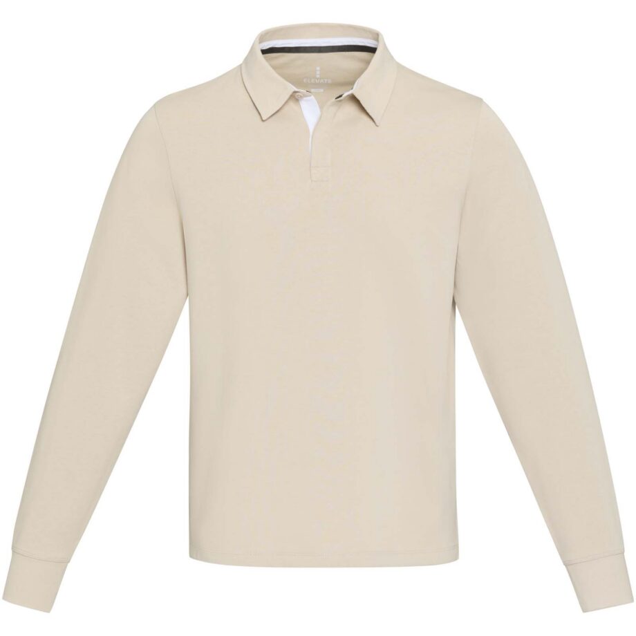 Clyde’i unisex orgaanilisest puuvillast ragbistiilis polo-pusa