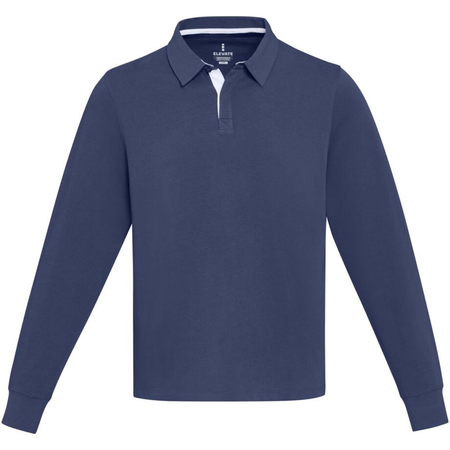 Clyde’i unisex orgaanilisest puuvillast ragbistiilis polo-pusa