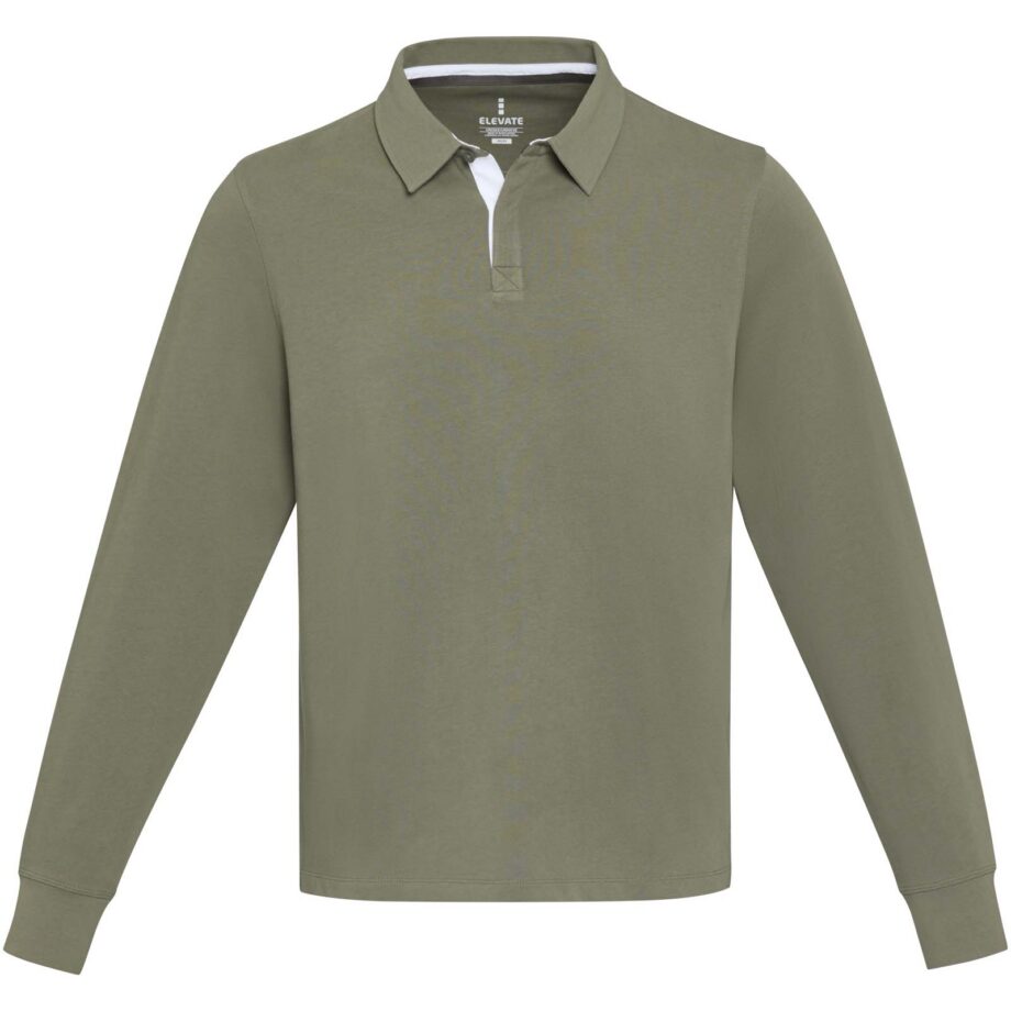 Clyde’i unisex orgaanilisest puuvillast ragbistiilis polo-pusa