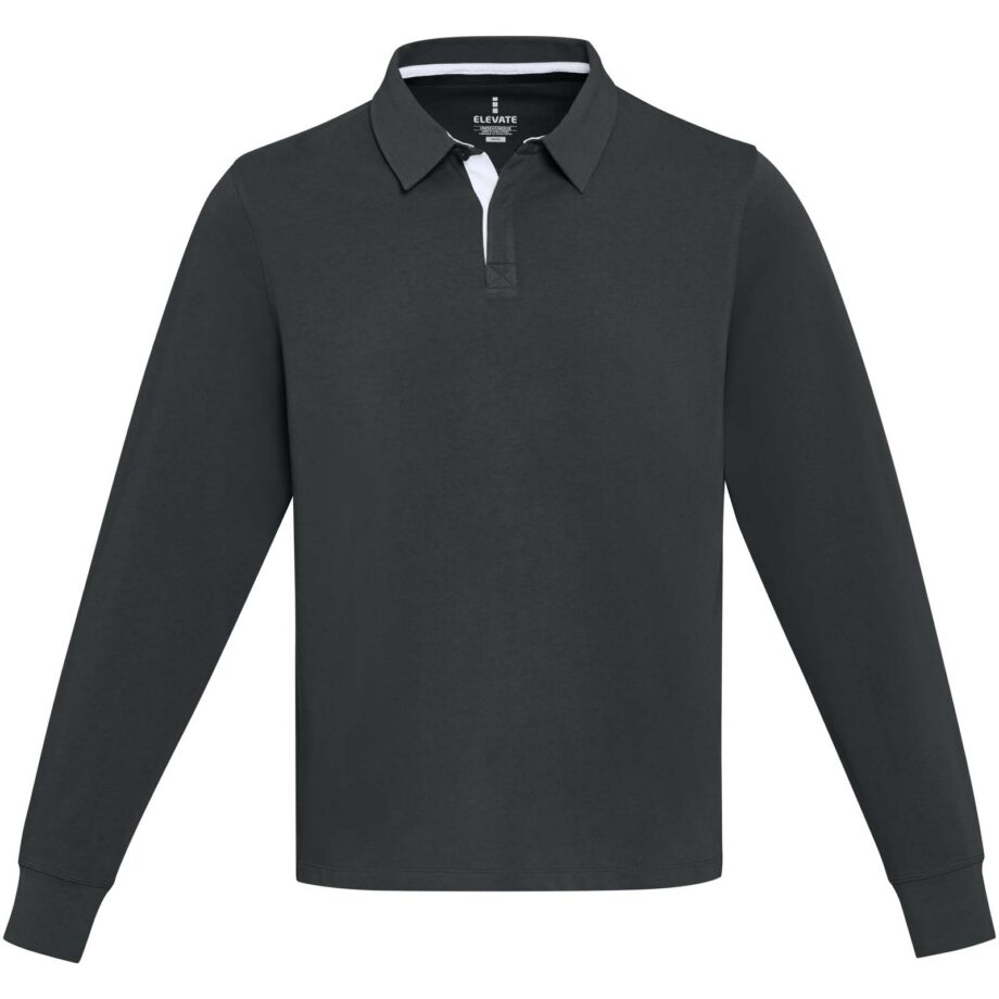 Clyde’i unisex orgaanilisest puuvillast ragbistiilis polo-pusa