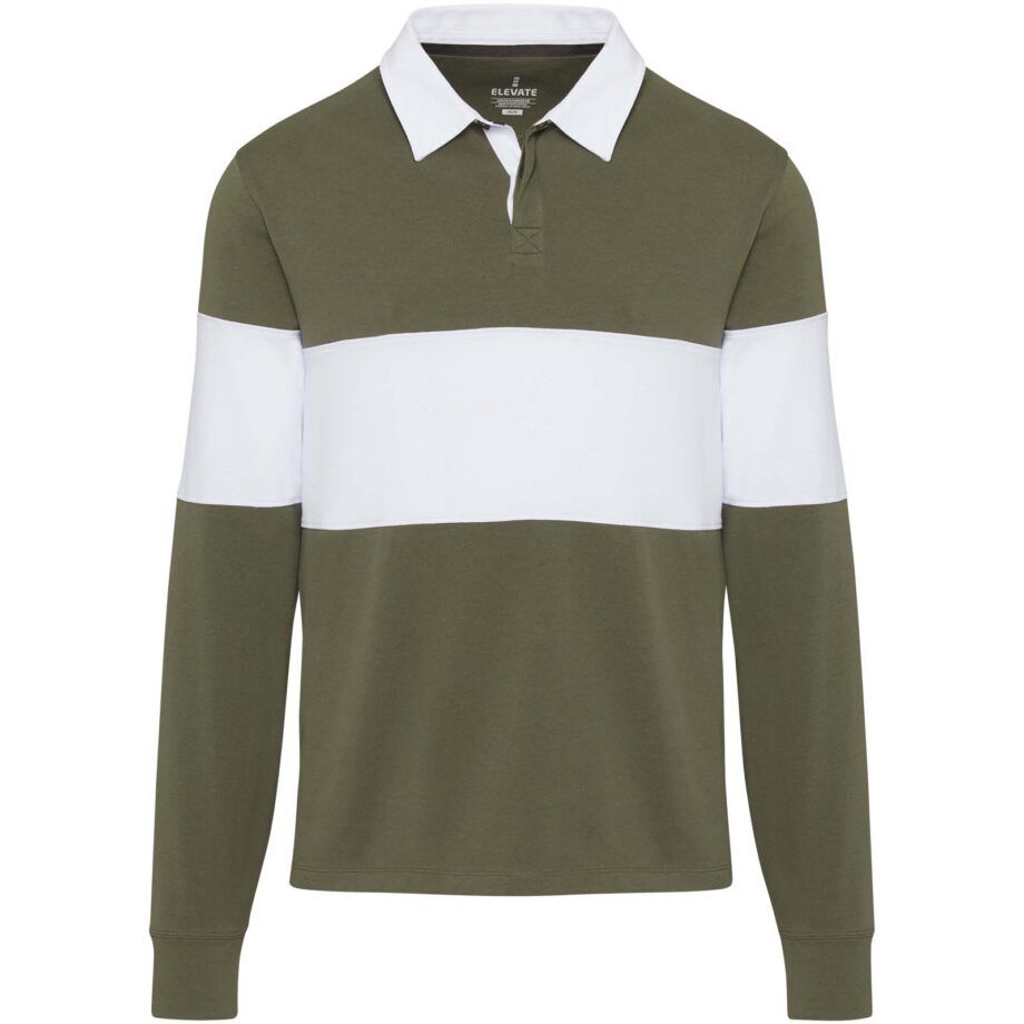 Clyde’i unisex orgaanilisest puuvillast ragbistiilis polo-pusa