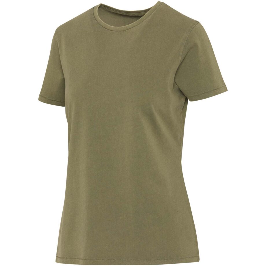 Nanaimo 160 g/m2 short sleeve washed women’s t-shirt
