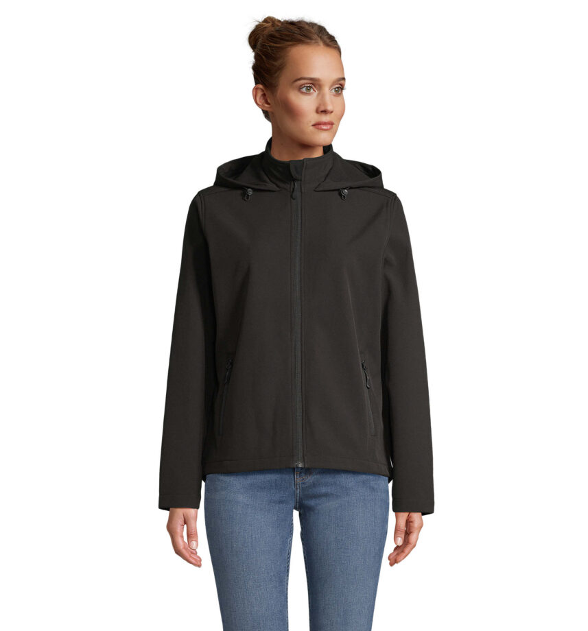 SOL’S RACE kapuutsiga naiste softshell-jakk