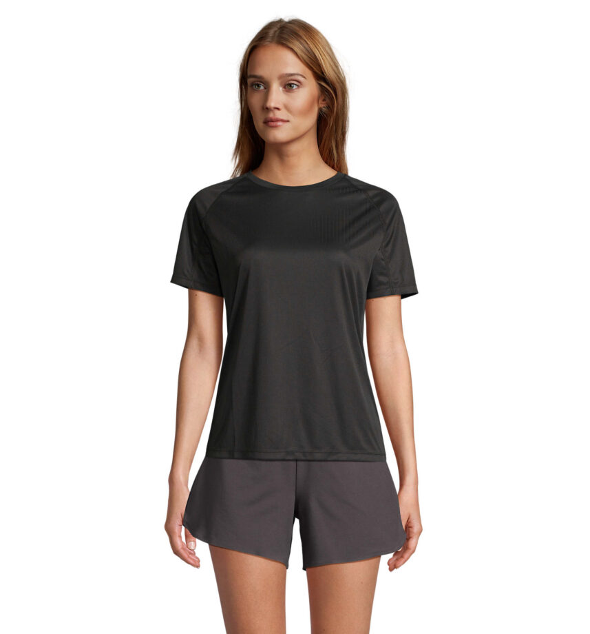 VORTEX WOMEN raglaanvarrukatega T-särk
