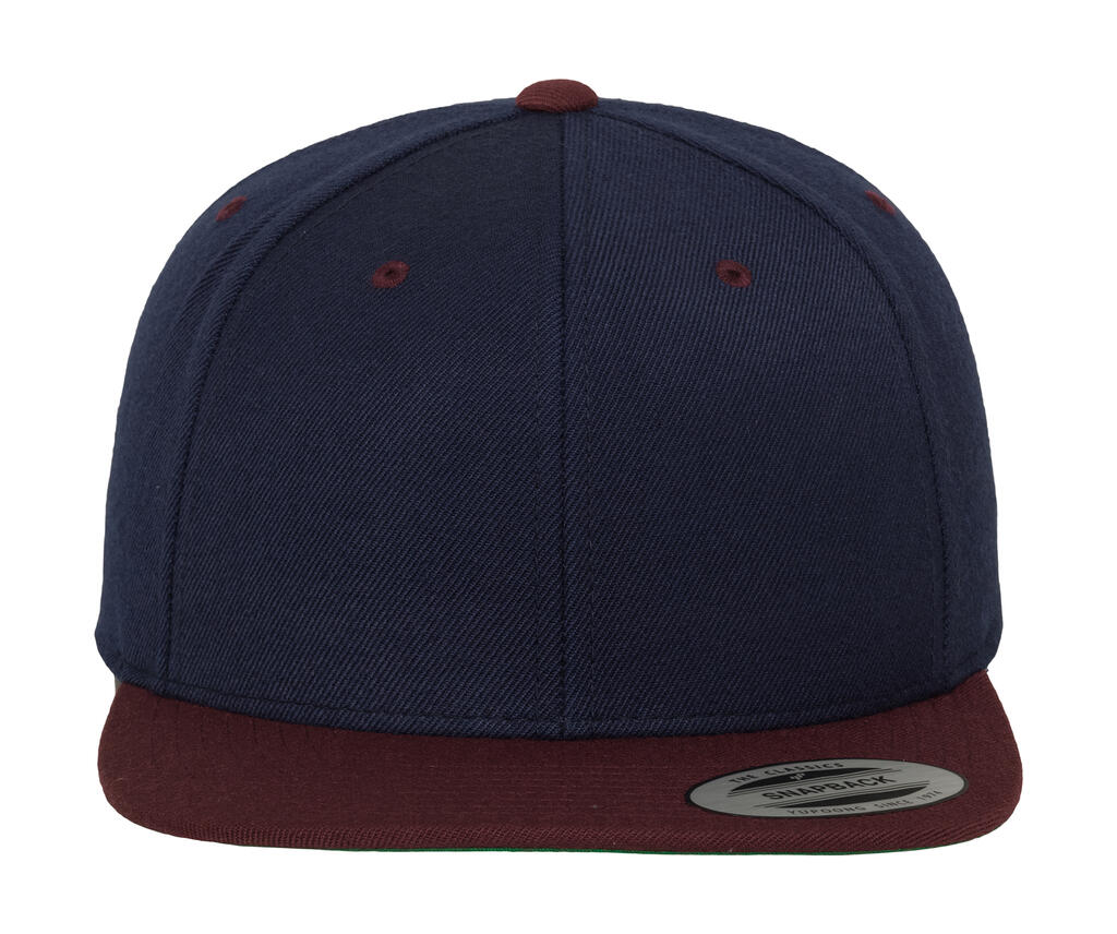 Klassikaline kahevärviline snapback-nokamüts 30173