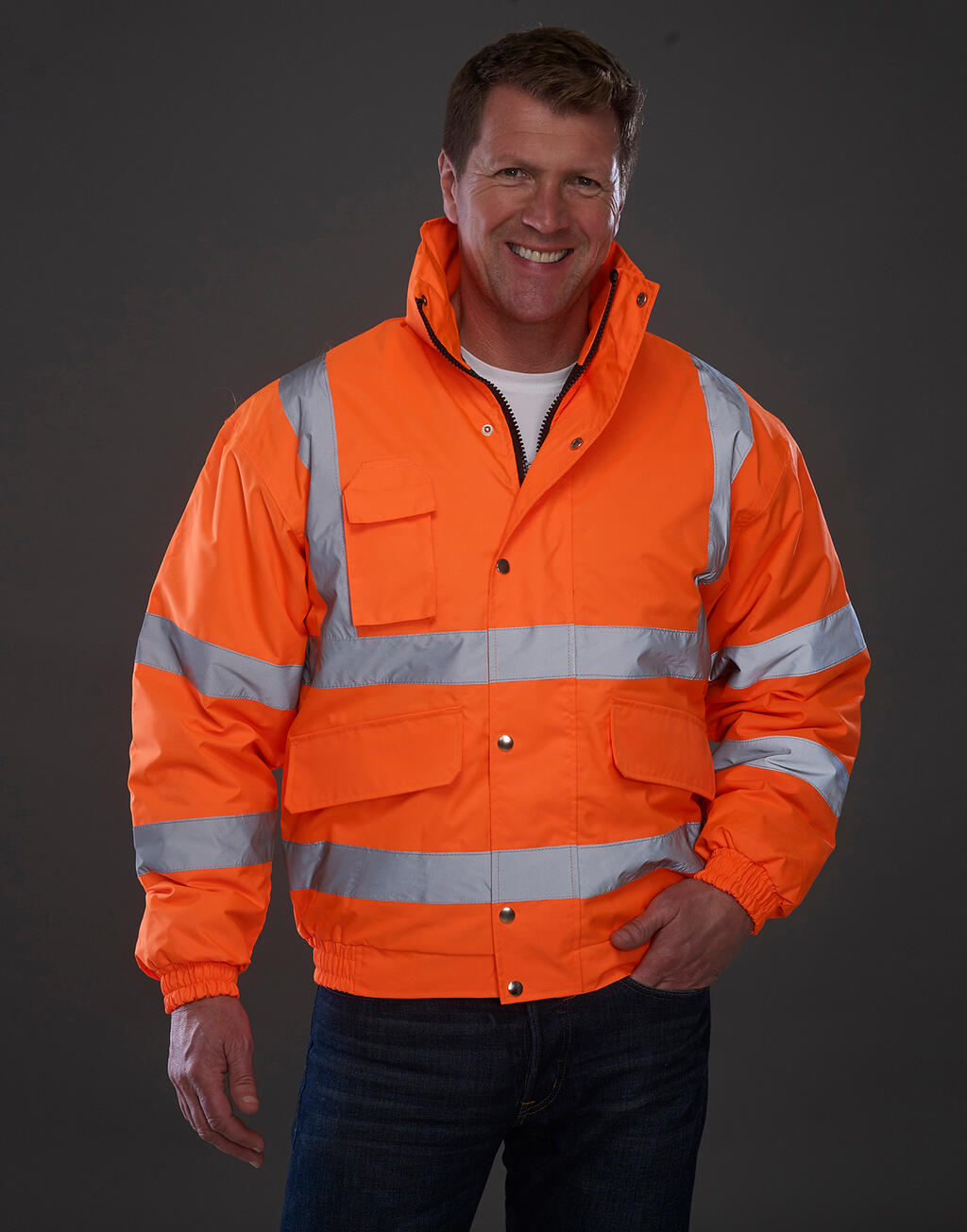 Fluo bomberjakk 48077
