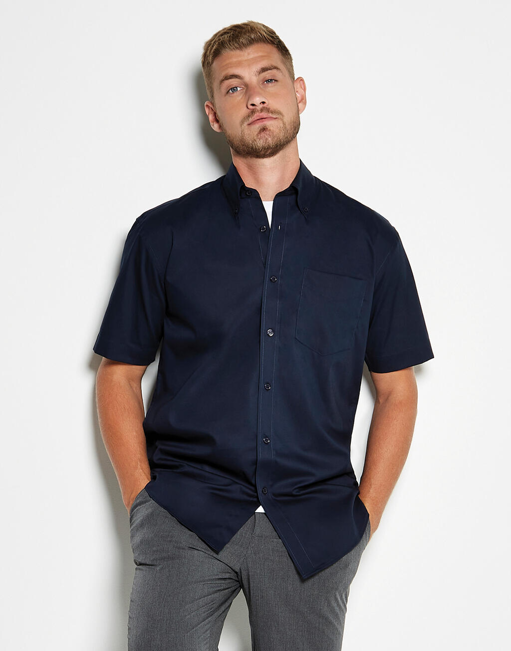 Classic Fit Premium Oxford-särk SSL 78411