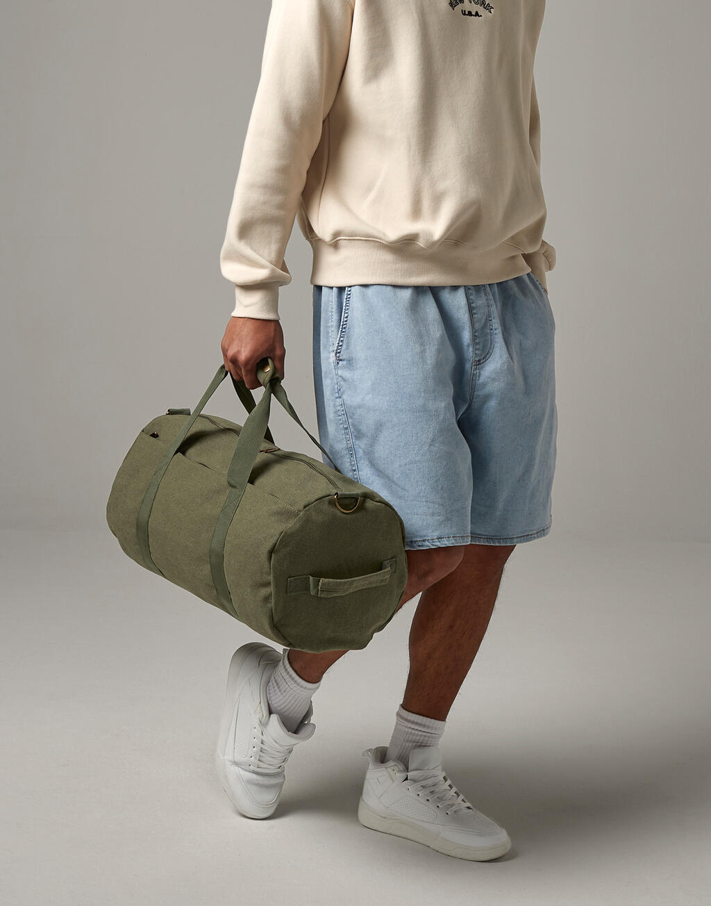 Vintage canvas reisikott 91229