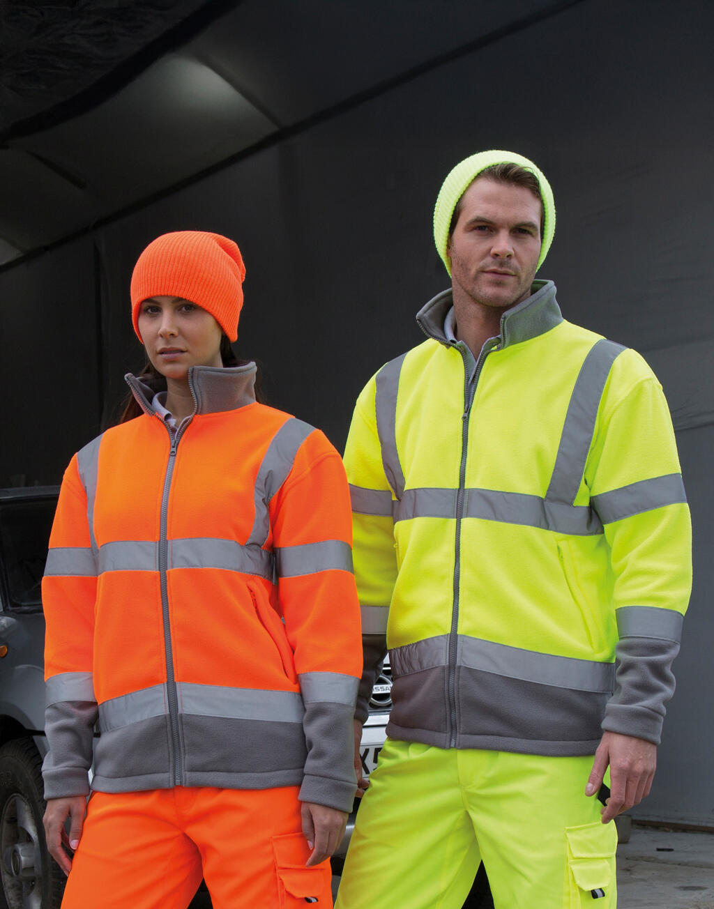 Safety mikrofliisjakk 86233