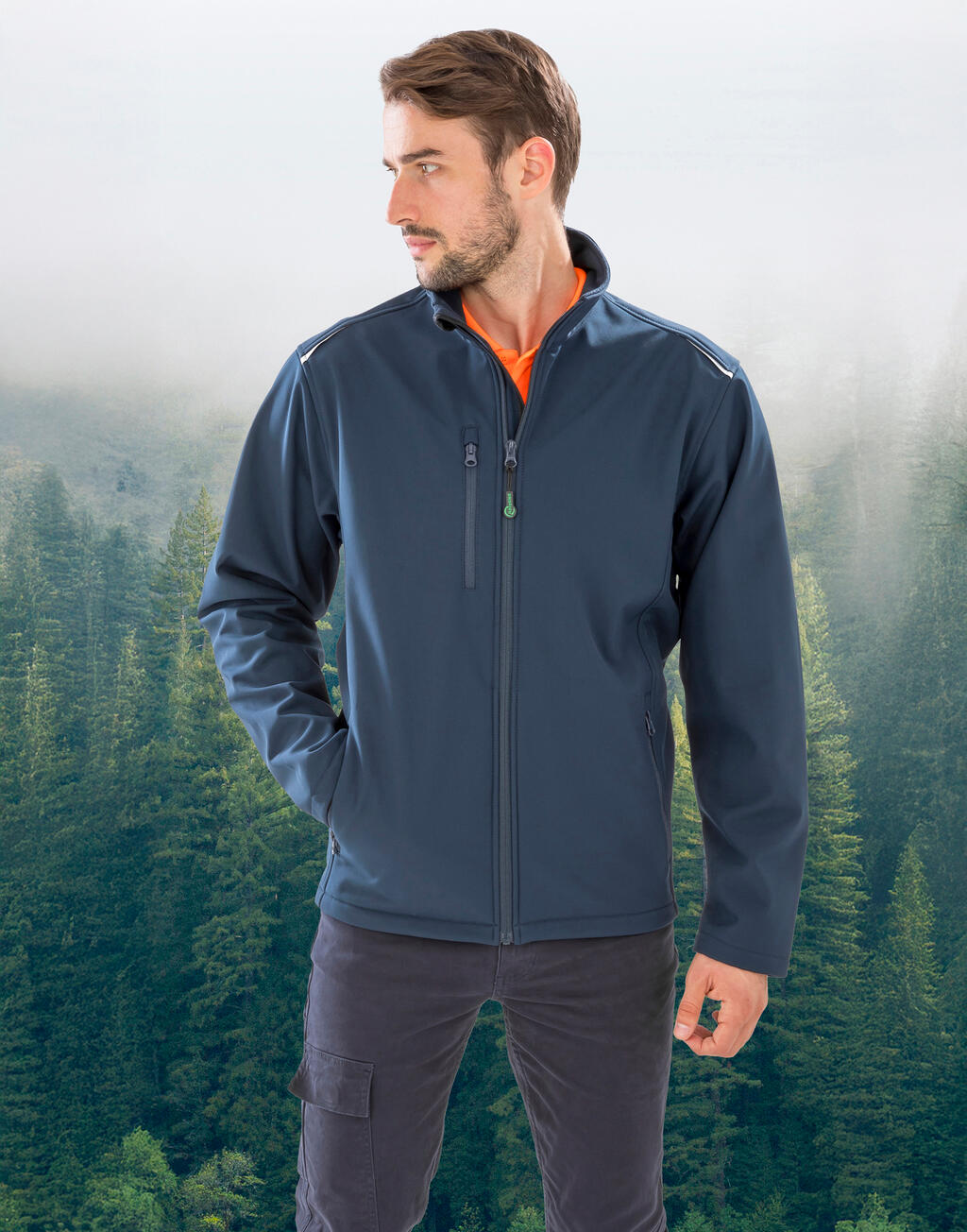 Taaskasutatud 3-kihiline softshell-jakk 95633