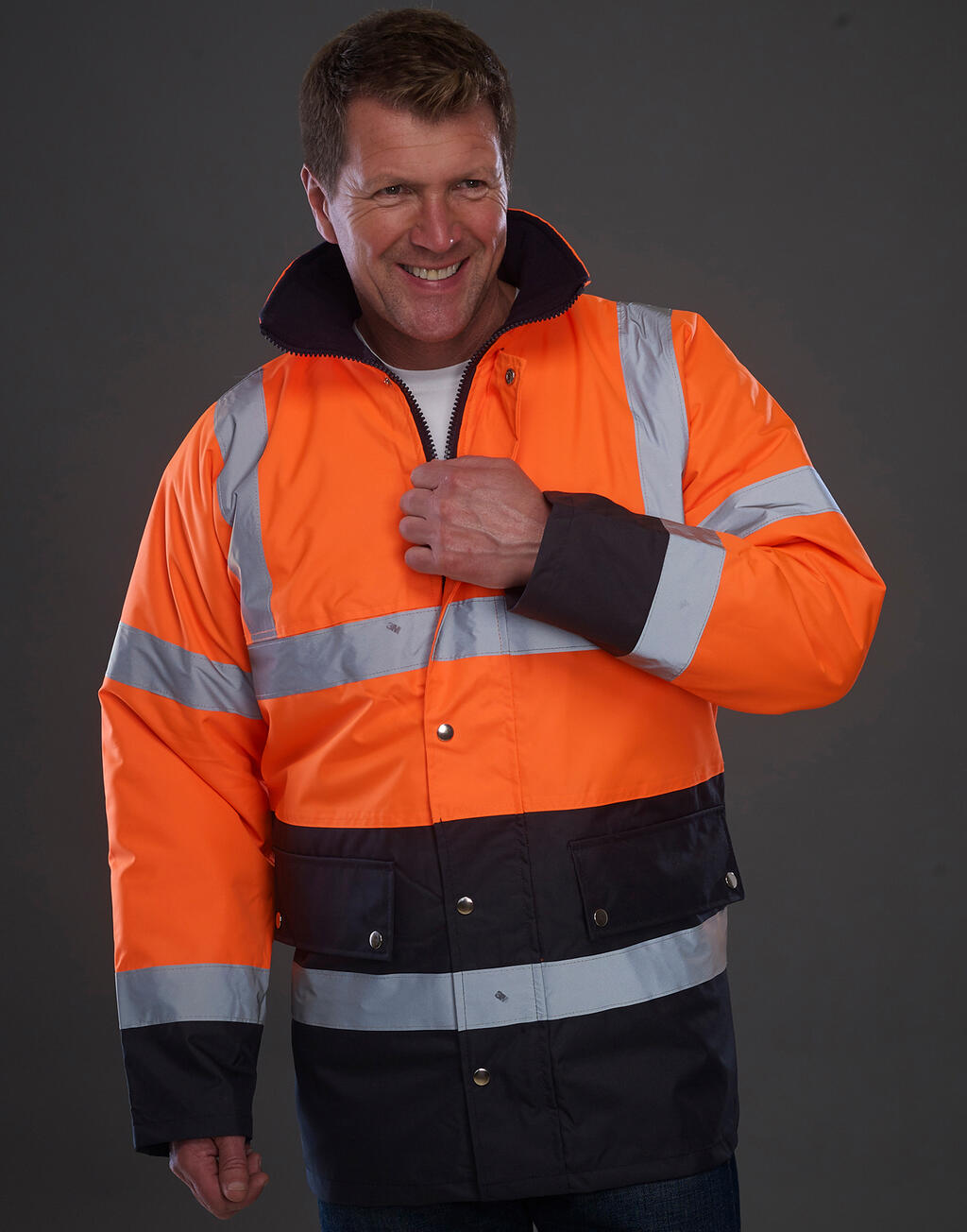 Fluo kahevärviline maanteejakk 41077